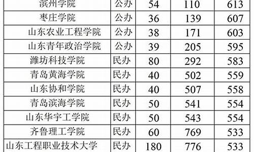 山东大学各专业分数线排名_山东大学各专业分数线排名