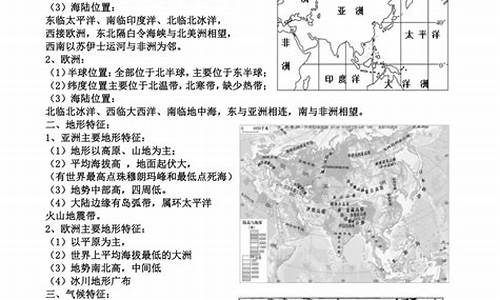 地理小高考复习提纲_高中地理小高考知识点总结